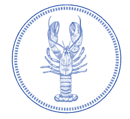 Lobster Luxury Drinks Coasters (Pack of 12) - Blue