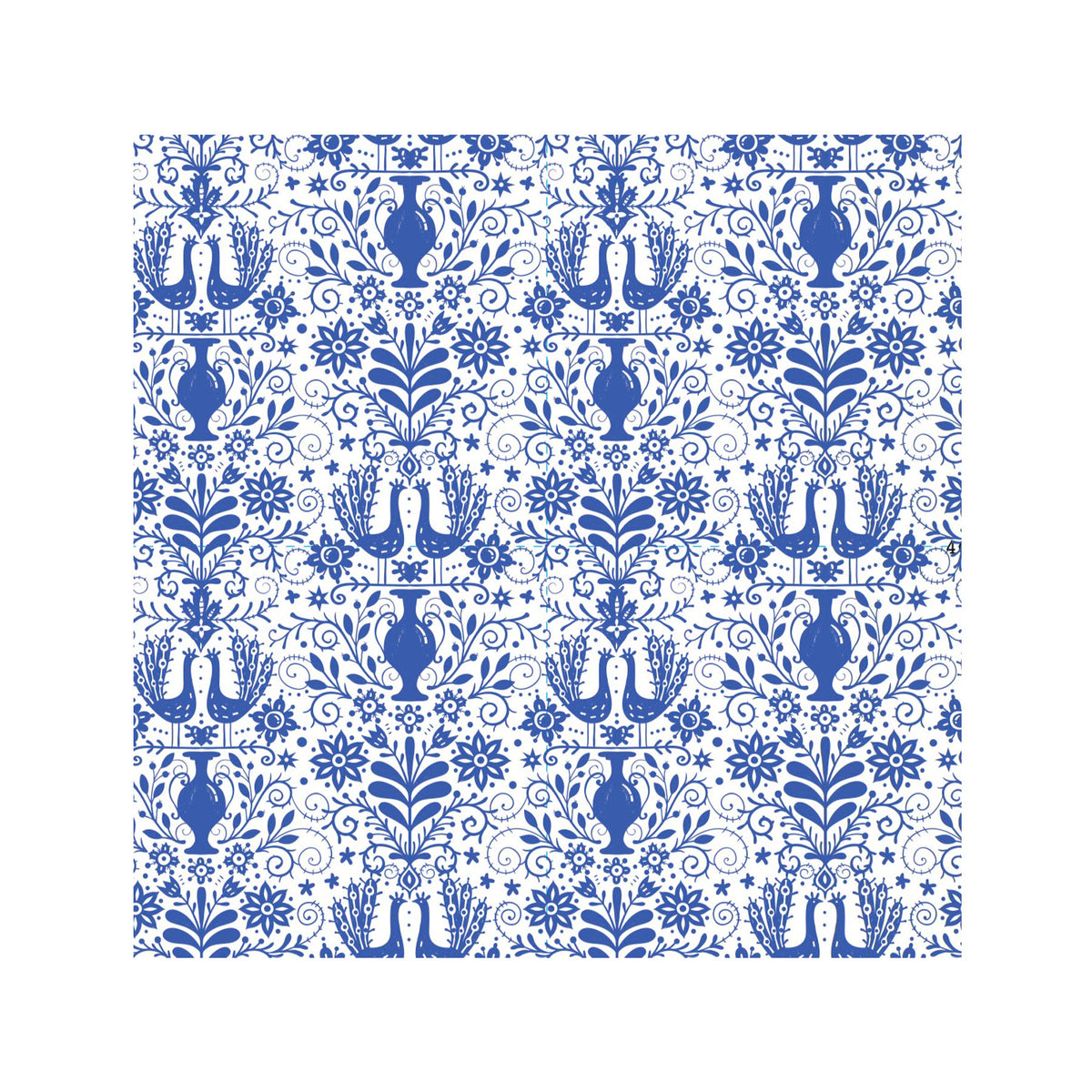 Peacock Blue Napkins (Pack of 25)