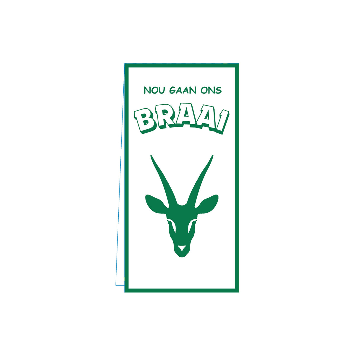 Braai - Nou Gaan Ons Braai Skinny Napkins (Pack of 25)