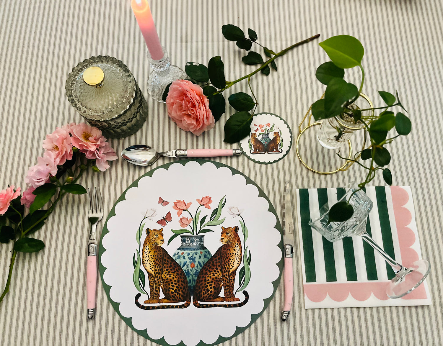 Leopards Placemat Pad (Pack of 25)