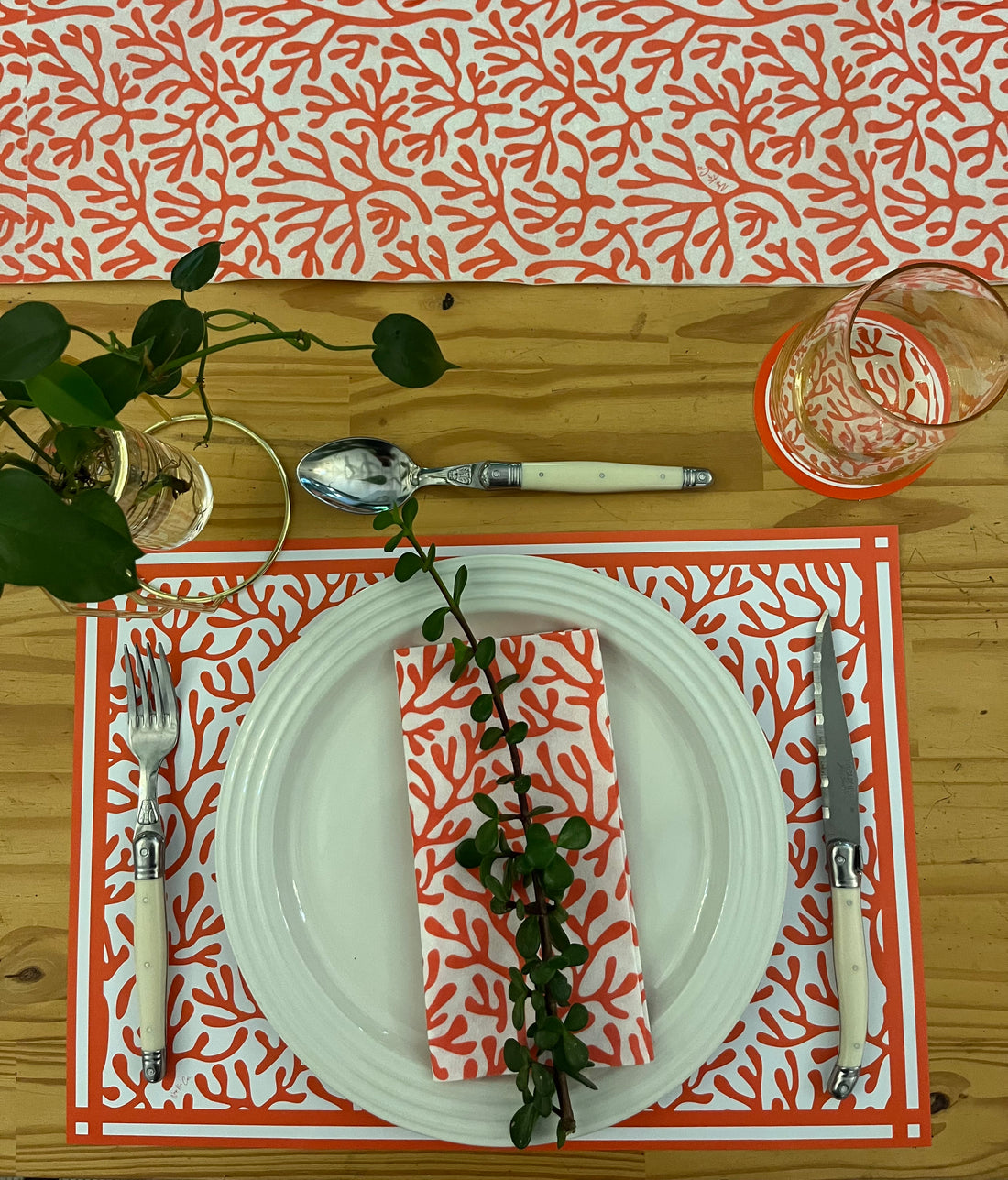 Coral Placemats (Pad of 24)