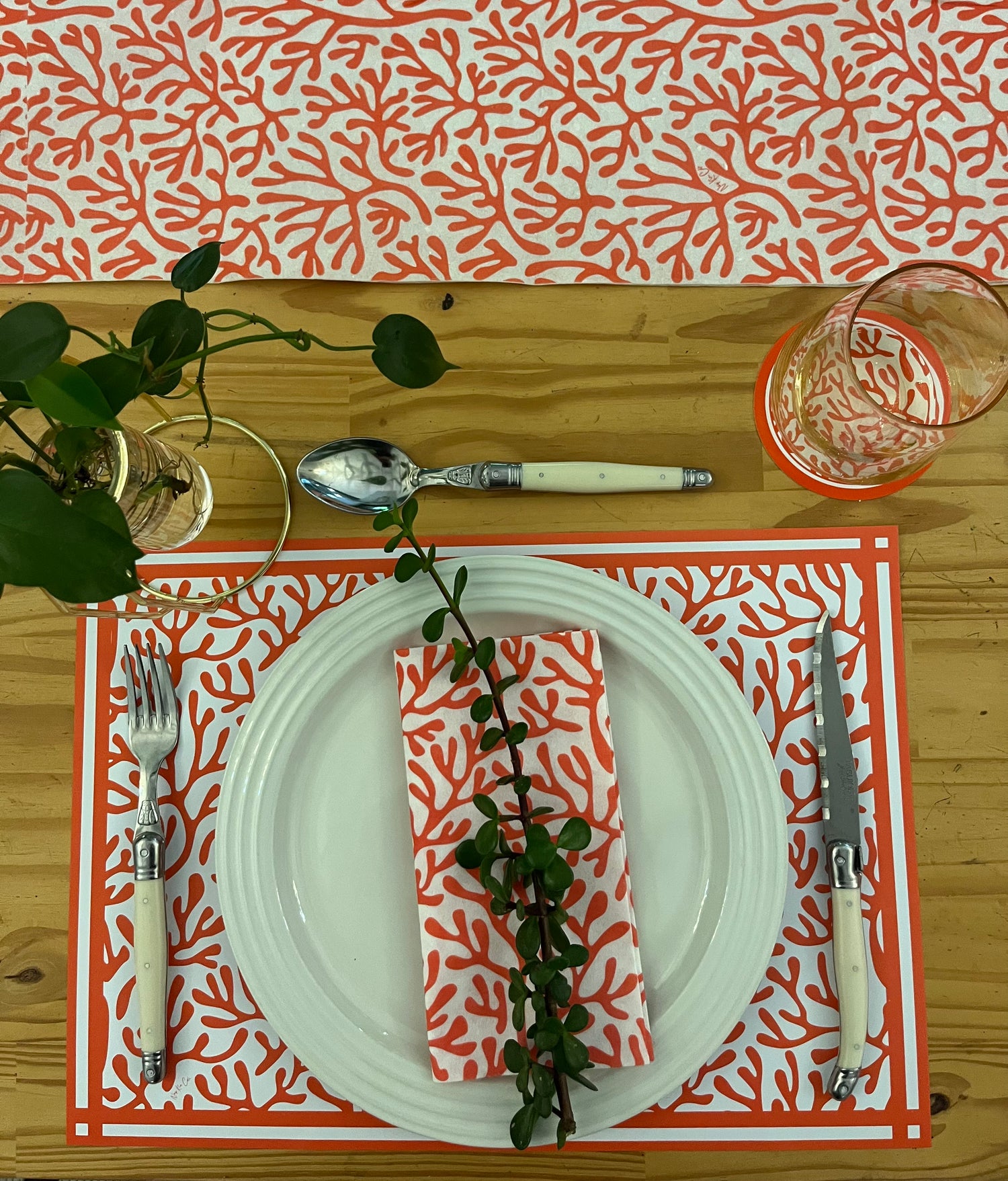 Coral Placemats (Pad of 24)