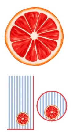 Citrus Orange Placemat Pad (Pack of 25)