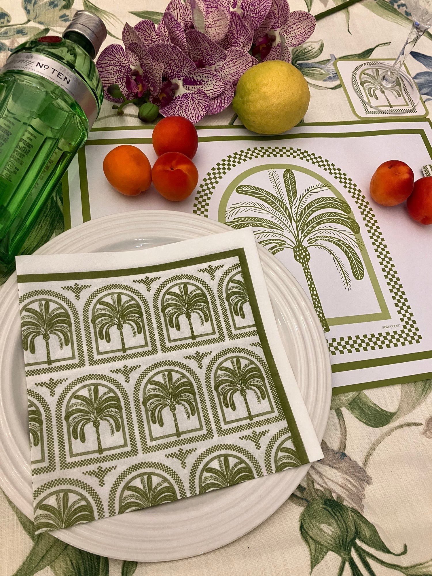 Palm Green Placemat Pad (Pack of 25)