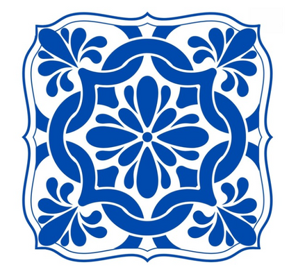 The Tile Placemat Pad (Pack of 25) - Blue