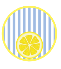 Citrus Lemon Drinks Coasters (Pack of 12)