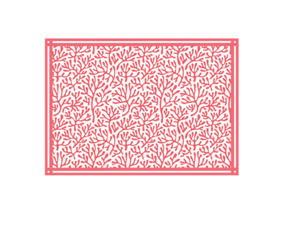 Coral Placemats (Pad of 24)