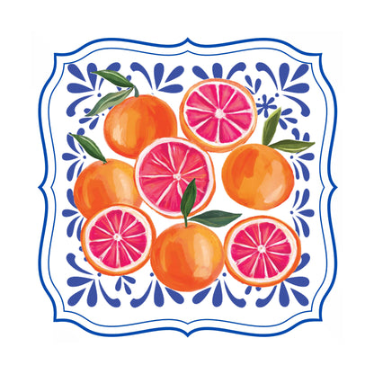 Blood Orange Paper Placemats (Pad of 24)