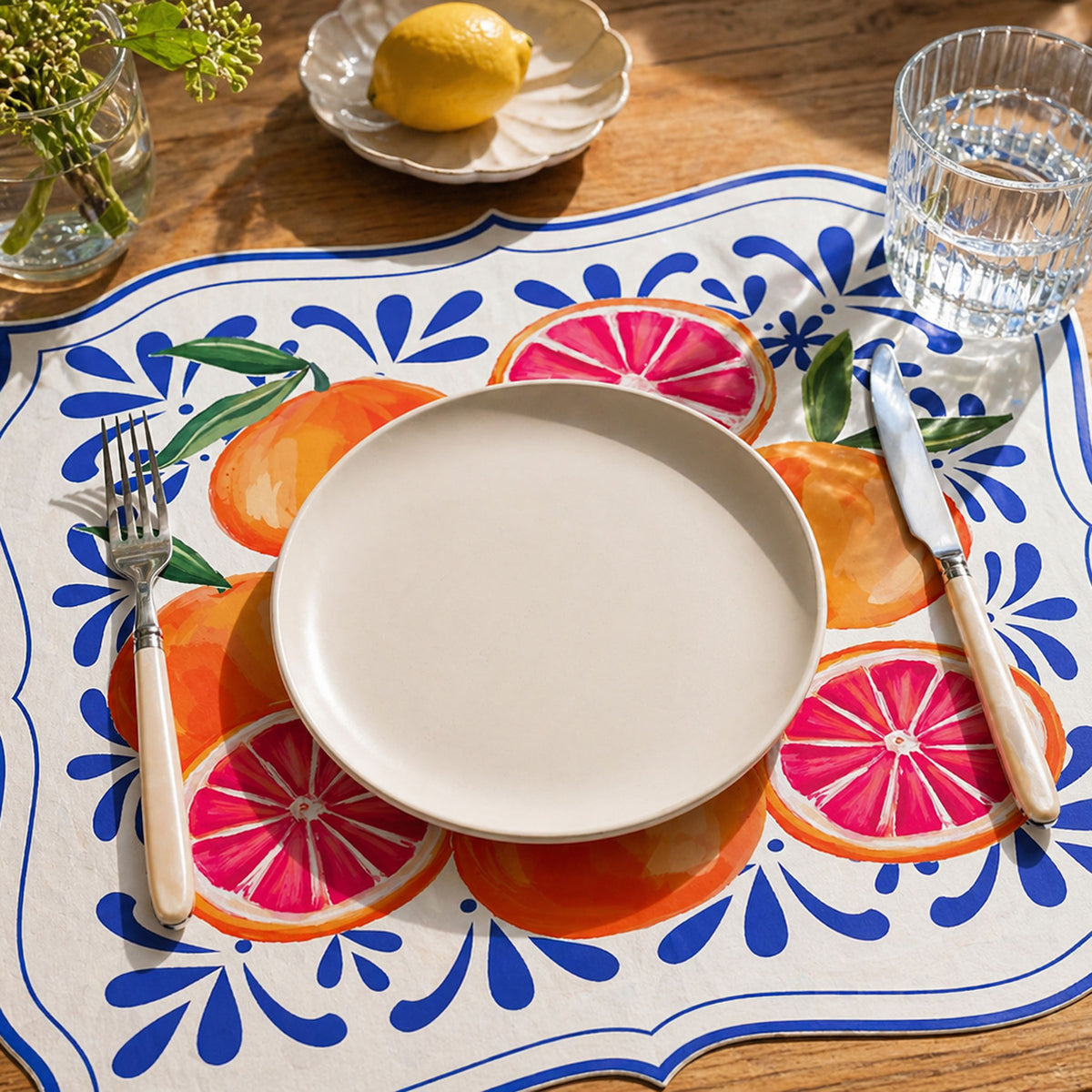 Blood Orange Drinks Coaster (Pack of 12)