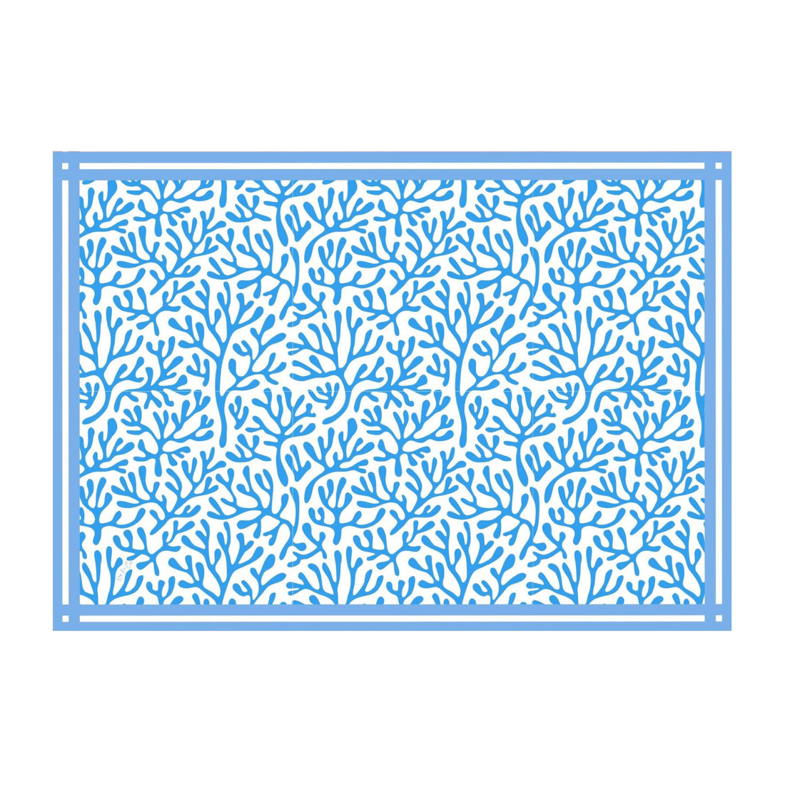 Coral Blue Placemats (Pad of 24)