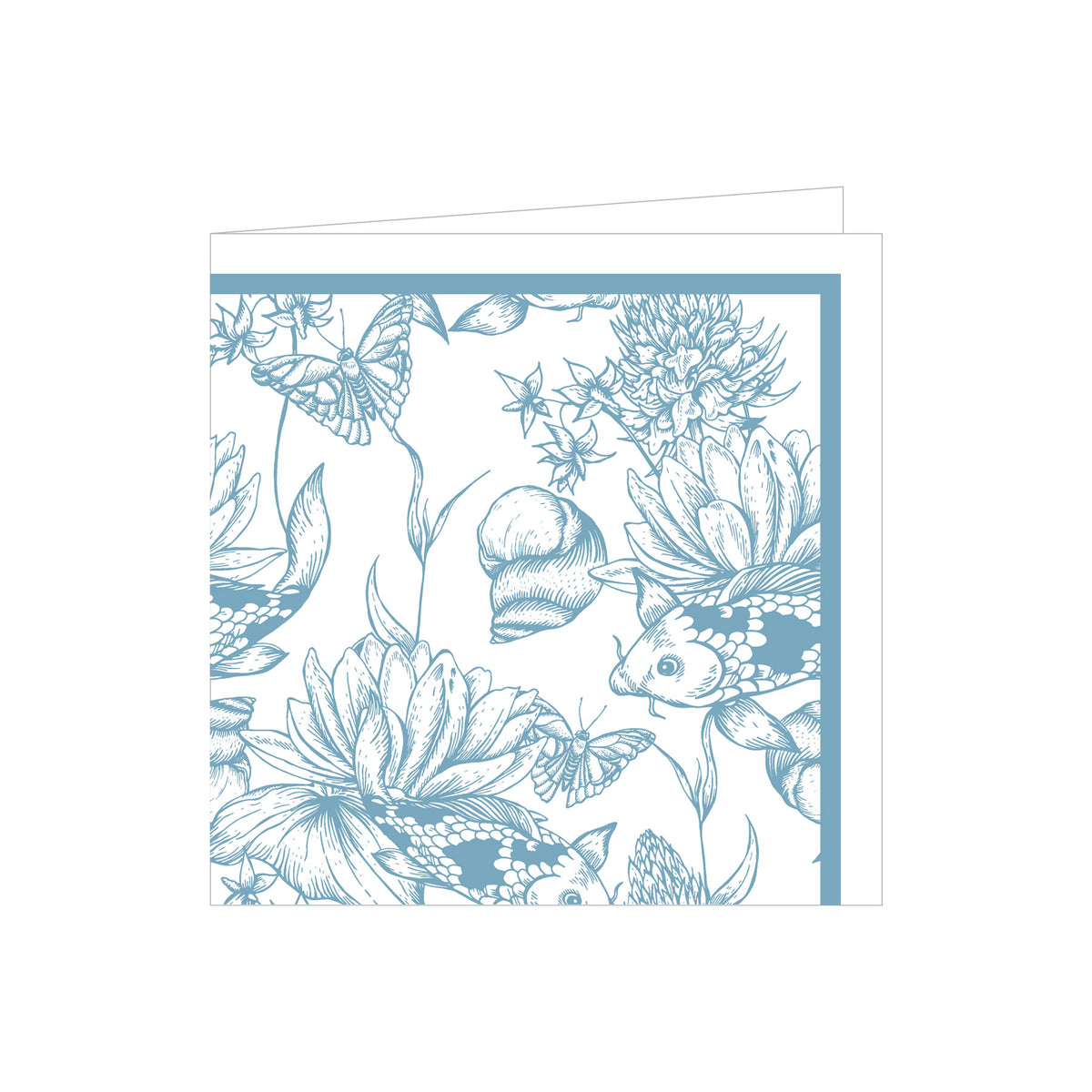 Catfish Grande Napkins (Pack of 25) - Blue