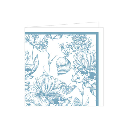 Catfish Grande Napkins (Pack of 25) - Blue