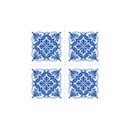 Tile Design Cocktail Napkins (Pack of 25)