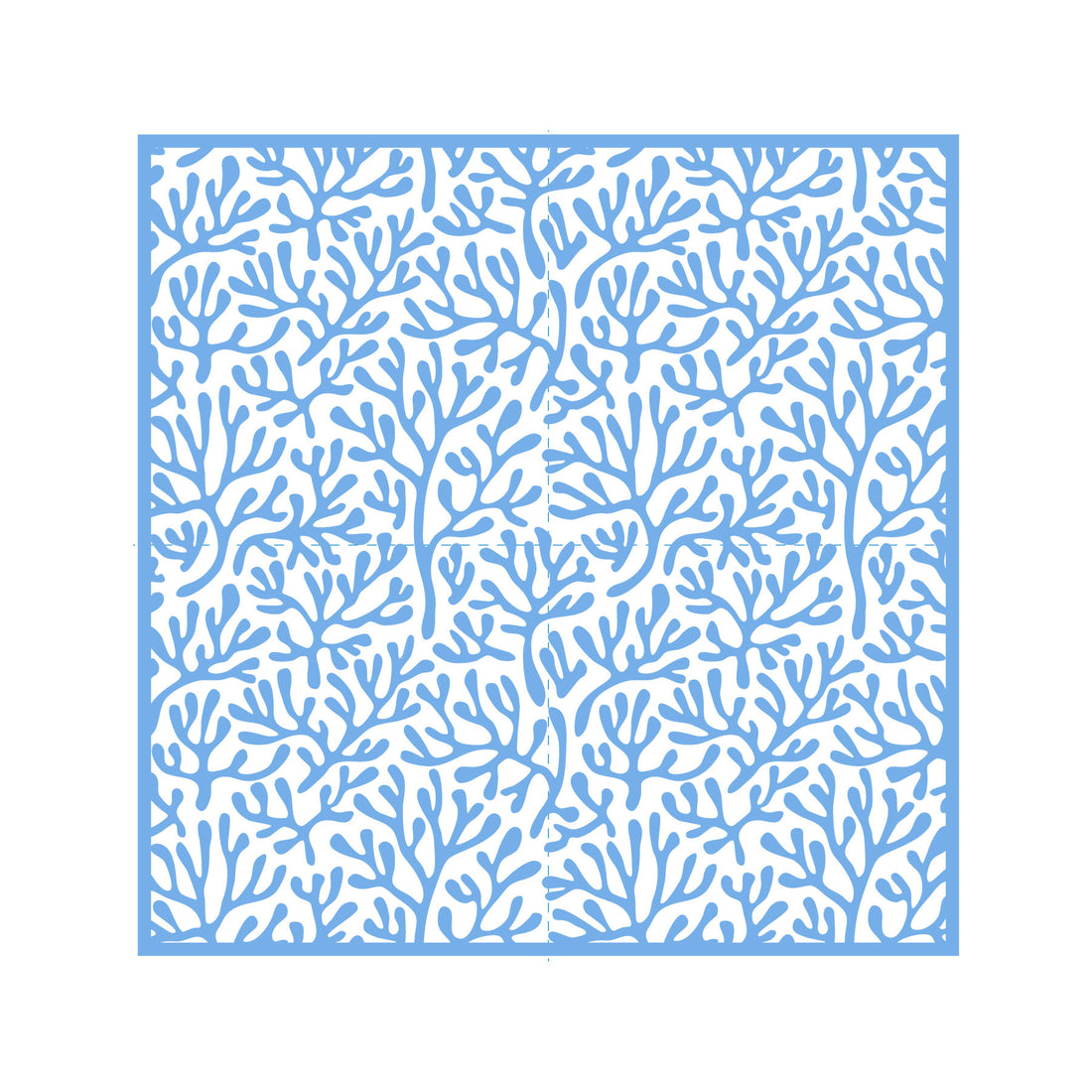 Coral Blue Napkins (Pack of 25)