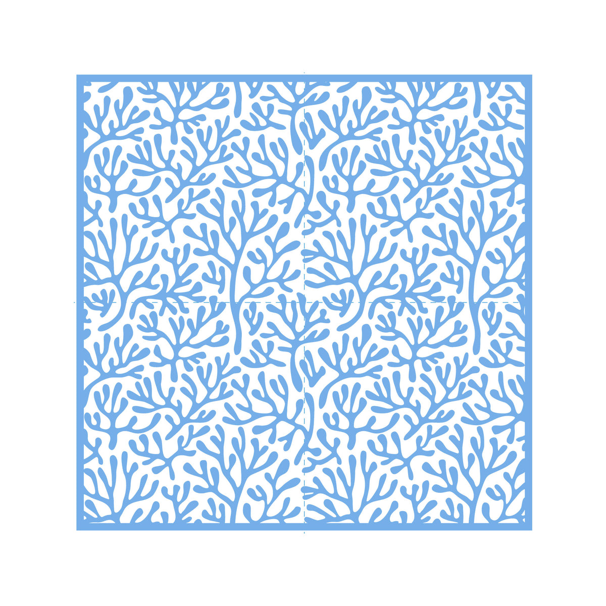 Coral Blue Napkins (Pack of 25)