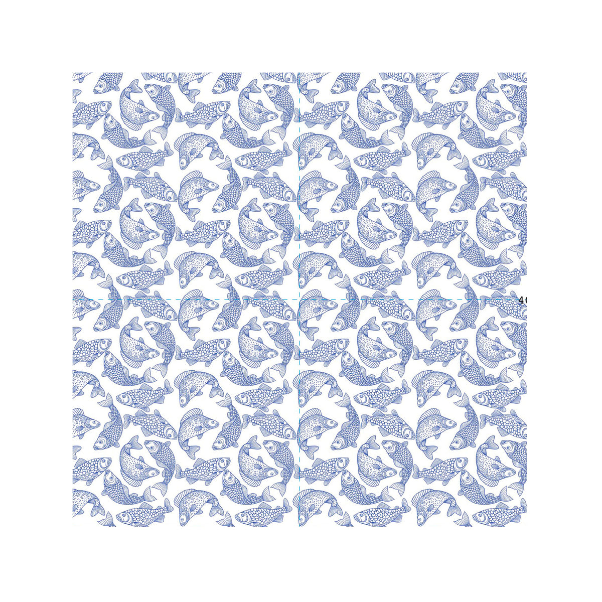 Coastal Fish  Napkins (Pack of 25)