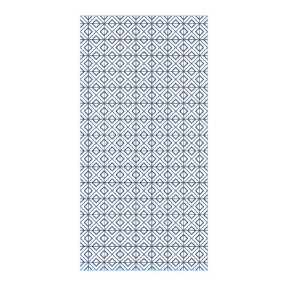 Geometric Navy Skinny  Napkins (Pack of 25)