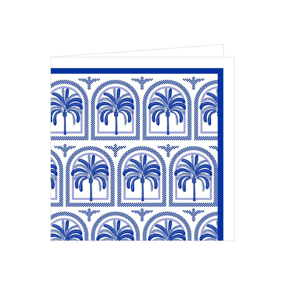 Palms Blue Napkins (Pack of 25)