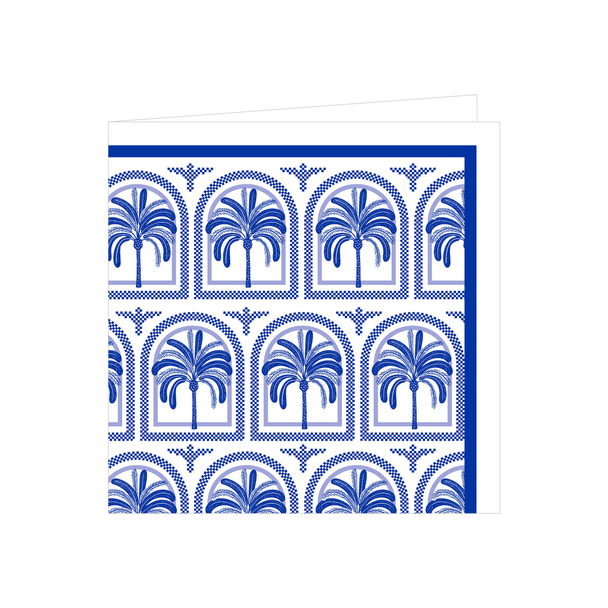 Palms Blue Napkins (Pack of 25)