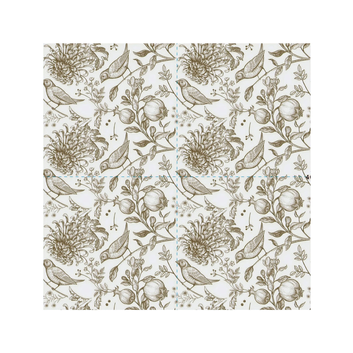 Pomegranate Napkins (Pack of 25) - Gold
