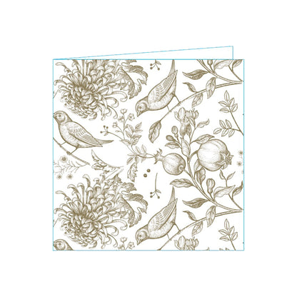 Pomegranate Napkins (Pack of 25) - Gold