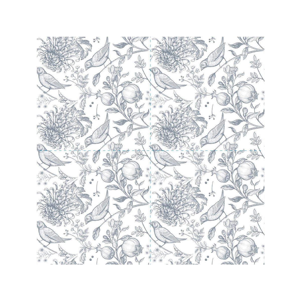 Pomegranate Napkins (Pack of 25) - Gold