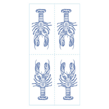Lobster Blue Skinny  Napkins (Pack of 25)