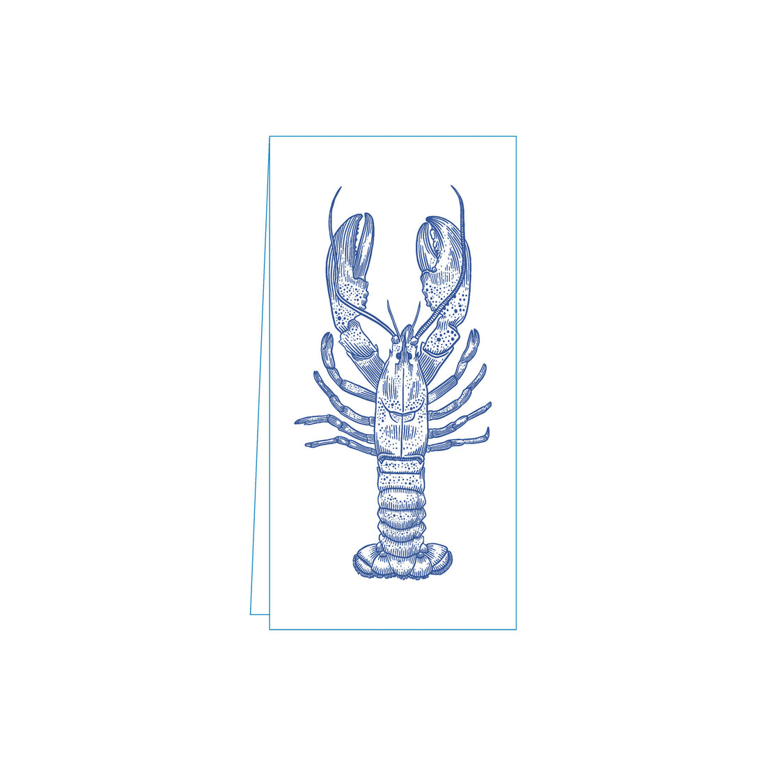 Lobster Blue Skinny  Napkins (Pack of 25)