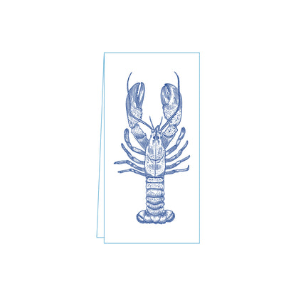 Lobster Blue Skinny  Napkins (Pack of 25)
