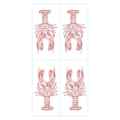 Lobster Blue Skinny  Napkins (Pack of 25)