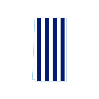 Stripe Blue Skinny Napkins (Pack of 25)