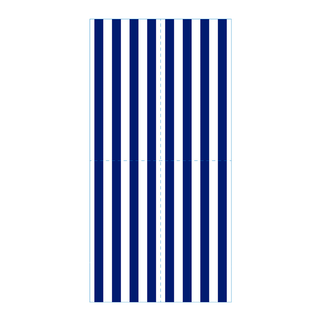 Stripe - Sage Green-  Skinny Napkins (Pack of 25)