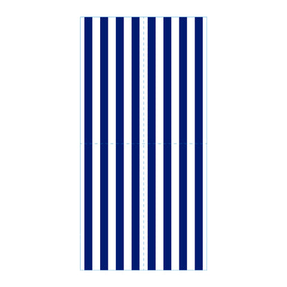 Stripe Blue Skinny Napkins (Pack of 25)